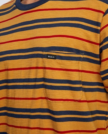 orange and yellow striped shirt