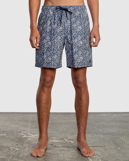 1 Perry 17" - Elasticated Shorts for Men Blue W1VORHRVP1 RVCA