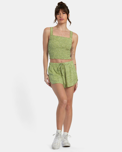1 New Yume Drawcord Shorts Green W202PRNY RVCA