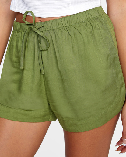 6 New Yume Drawcord Shorts Green W202PRNY RVCA