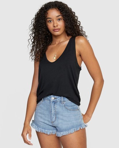 0 Minted Tank Top Black W9021RMI RVCA