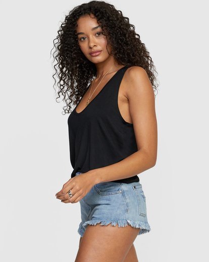 4 Minted Tank Top Black W9021RMI RVCA