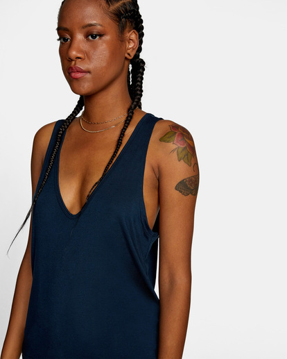 2 Minted Tank Top Blue W9021RMI RVCA