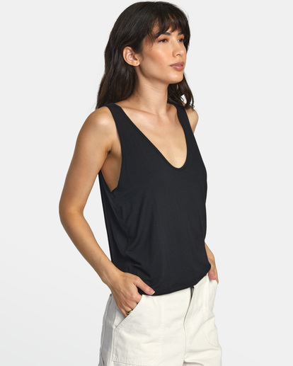 5 Minted Tank Top Black W9021RMI RVCA