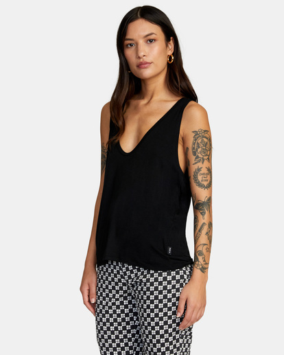 5 Minted Tank Top White W9021RMI RVCA