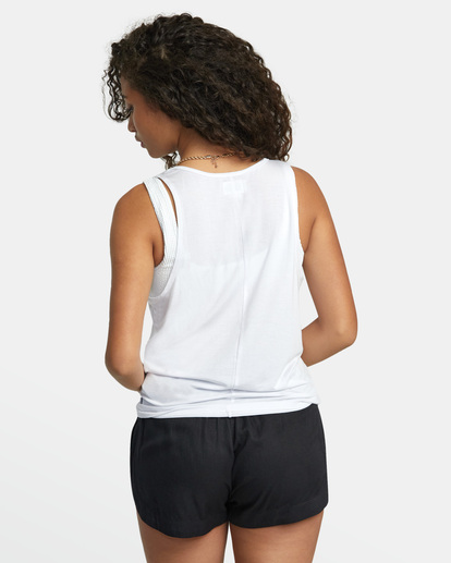 1 Minted Tank Top Orange W9021RMI RVCA