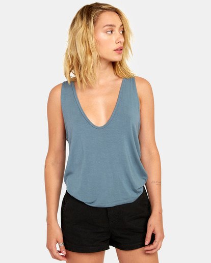 0 Minted Tank Top Orange W9021RMI RVCA