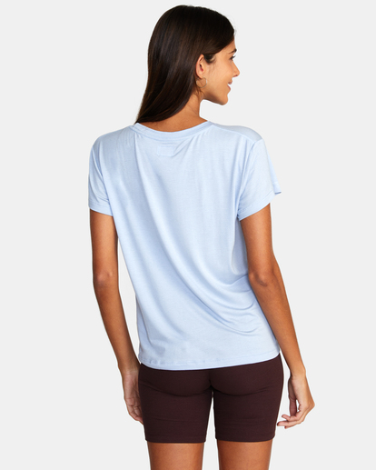 1 Recess 3 Crewneck Tee Blue W9082RR3 RVCA