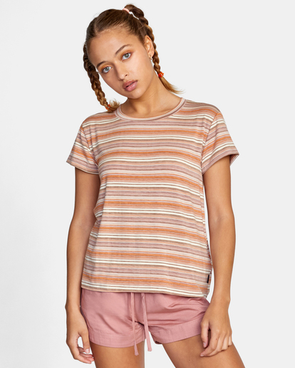 0 Recess 3 Crewneck Tee Grey W9082RR3 RVCA