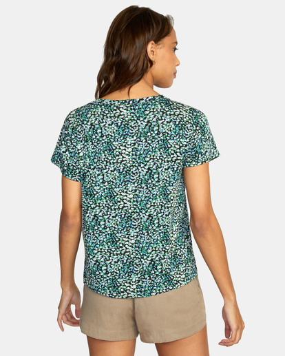 1 Recess 3 Crewneck Tee Green W9082RR3 RVCA