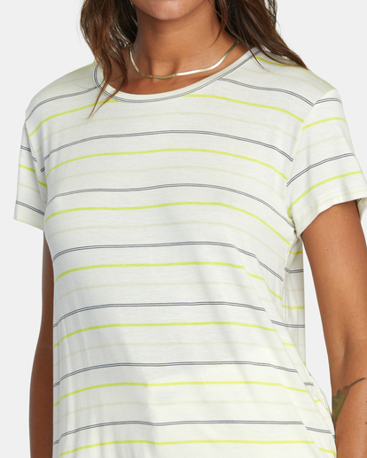2 Recess 3 Crewneck Tee Yellow W9082RR3 RVCA