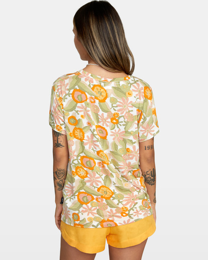 1 Recess 3 Crewneck Tee Yellow W9082RR3 RVCA