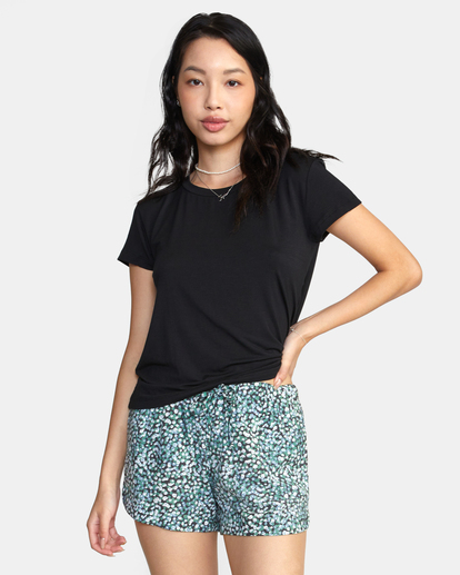 0 Recess 3 Crewneck Tee Black W9082RR3 RVCA