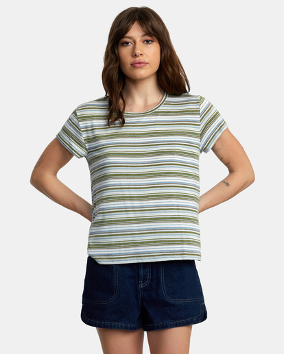 0 Recess 3 Crewneck Tee Grey W9082RR3 RVCA