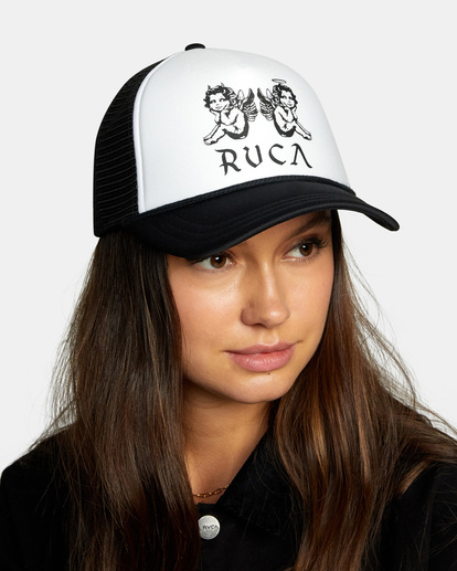 4 Unphased Trucker Hat Grey WAHWWRUN RVCA