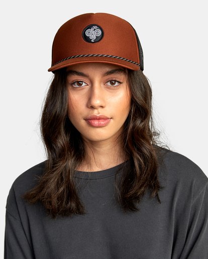 0 Unphased Trucker Hat Red WAHWWRUN RVCA