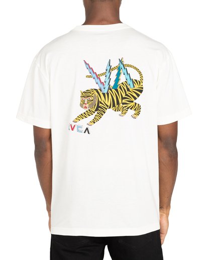 3 Matt Leines Ml Tiger - T-Shirt for Men White Z1SSRKRVF1 RVCA