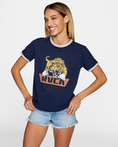 3 Clawed 2022 - T-Shirt for Women Blue Z3SSSFRVF1 RVCA