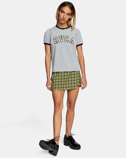 3 University - T-Shirt for Women Grey Z3SSSHRVF1 RVCA
