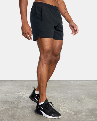 7 Yogger 15" - Performance Shorts for Men Black Z4WKMBRVF1 RVCA