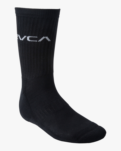 Logo 2 Pack Crew Socks for Men RVCA
