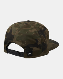1 Boy's Commonwealth Snapback Hat Brown AVBHA00139 RVCA