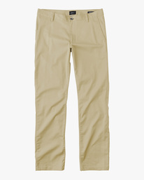 0 Boy's Weekday Stretch Pants Beige AVBNP00105 RVCA