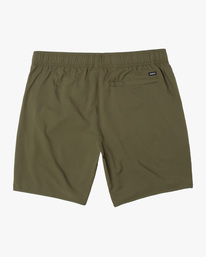 1 Boy's Yogger III Elastic Walkshorts 15" Green AVBWS00120 RVCA
