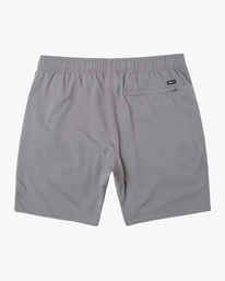 1 Boy's Yogger III Elastic Walkshorts 15" Grey AVBWS00120 RVCA