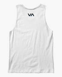 1 Boy's Va Rvca Blur Tank White AVBZT00345 RVCA