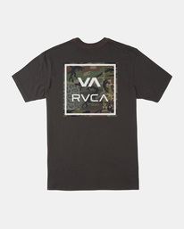 0 Boy's VA All The Way T-Shirt Black AVBZT00361 RVCA