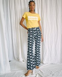 1 Camille Rowe Livin Corduroy Pants Black AVJDP00106 RVCA