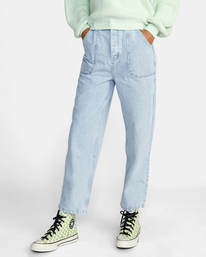 2 Scrunchie Denim Pants Multicolor AVJDP00108 RVCA