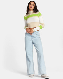 3 Coco Denim - Jean pour Femme Bleu AVJDP00114 RVCA