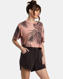 6 Venice Twill - Short Elástico para Mujer Marron AVJDS00114 RVCA