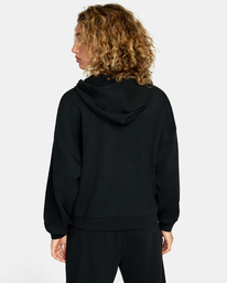 rvca, VA Essential Hoodie, BLACK (blk) VA ESSENTIAL HOODIE AVJFT00118