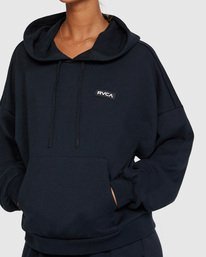 6 VA Essential Hoodie Black AVJFT00118 RVCA