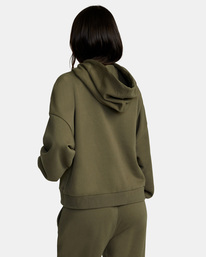 2 VA Essential Hoodie Green AVJFT00118 RVCA