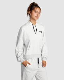 4 VA Essential Hoodie White AVJFT00118 RVCA