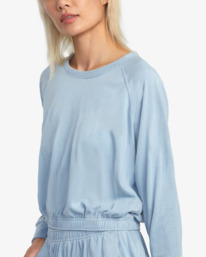 11 Seapoint Top Sweatshirt Blue AVJFT00138 RVCA
