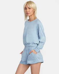 4 Seapoint Top Sweatshirt Blue AVJFT00138 RVCA