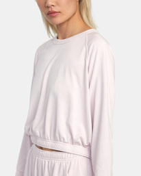 2 Seapoint Top Sweatshirt Pink AVJFT00138 RVCA