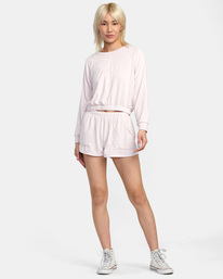 3 Seapoint Top Sweatshirt Pink AVJFT00138 RVCA