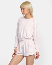 4 Seapoint Top Sweatshirt Pink AVJFT00138 RVCA