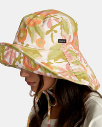 3 Sunlight Bucket Hat White AVJHA00126 RVCA