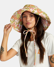 4 Sunlight Bucket Hat White AVJHA00126 RVCA