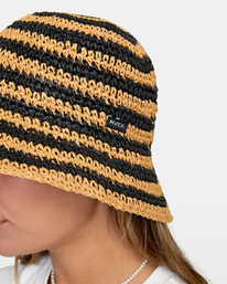 3 Right On Bucket Hat Beige AVJHA00127 RVCA
