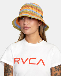 0 Right On Bucket Hat Grey AVJHA00127 RVCA