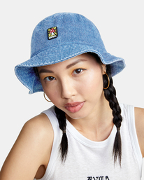 0 Woke Bucket Hat Blue AVJHA00136 RVCA