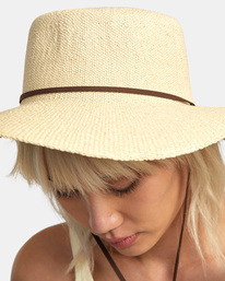 1 Puerto Straw Hat Black AVJHA00167 RVCA